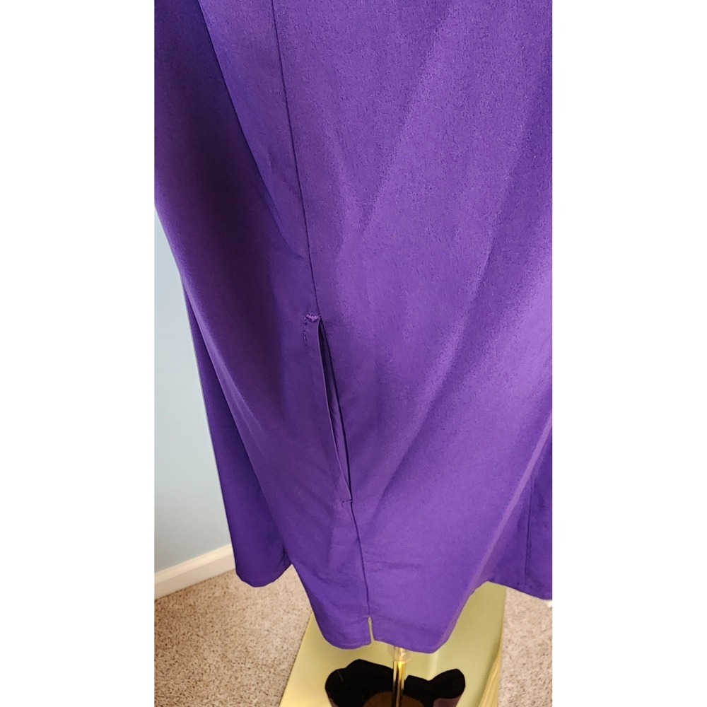 Ideology Sleeveless Midi Dress Women XXL Purple Casual - Picture 7 of 13